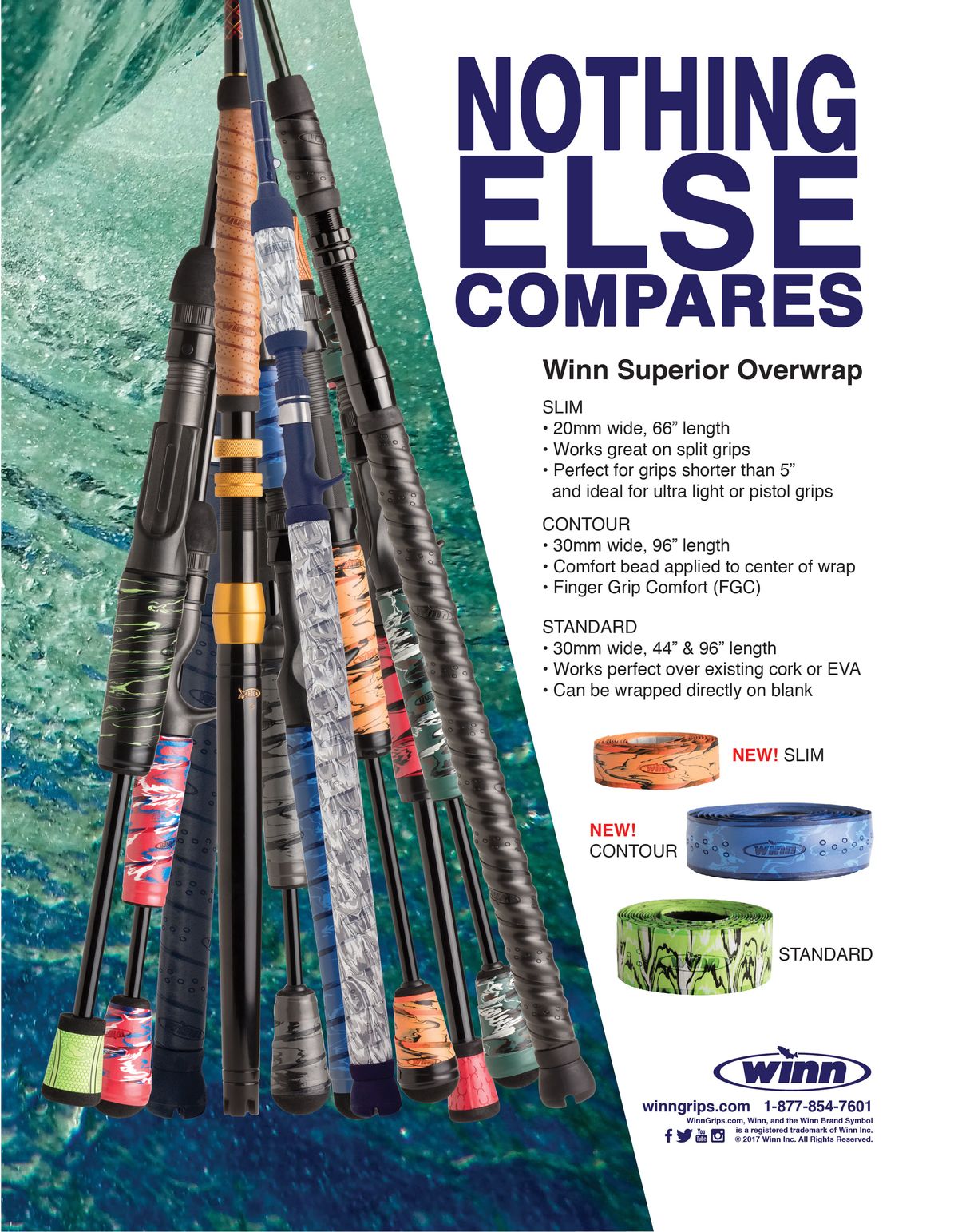 Print Ads / Winn - The Best Grips in Fishing