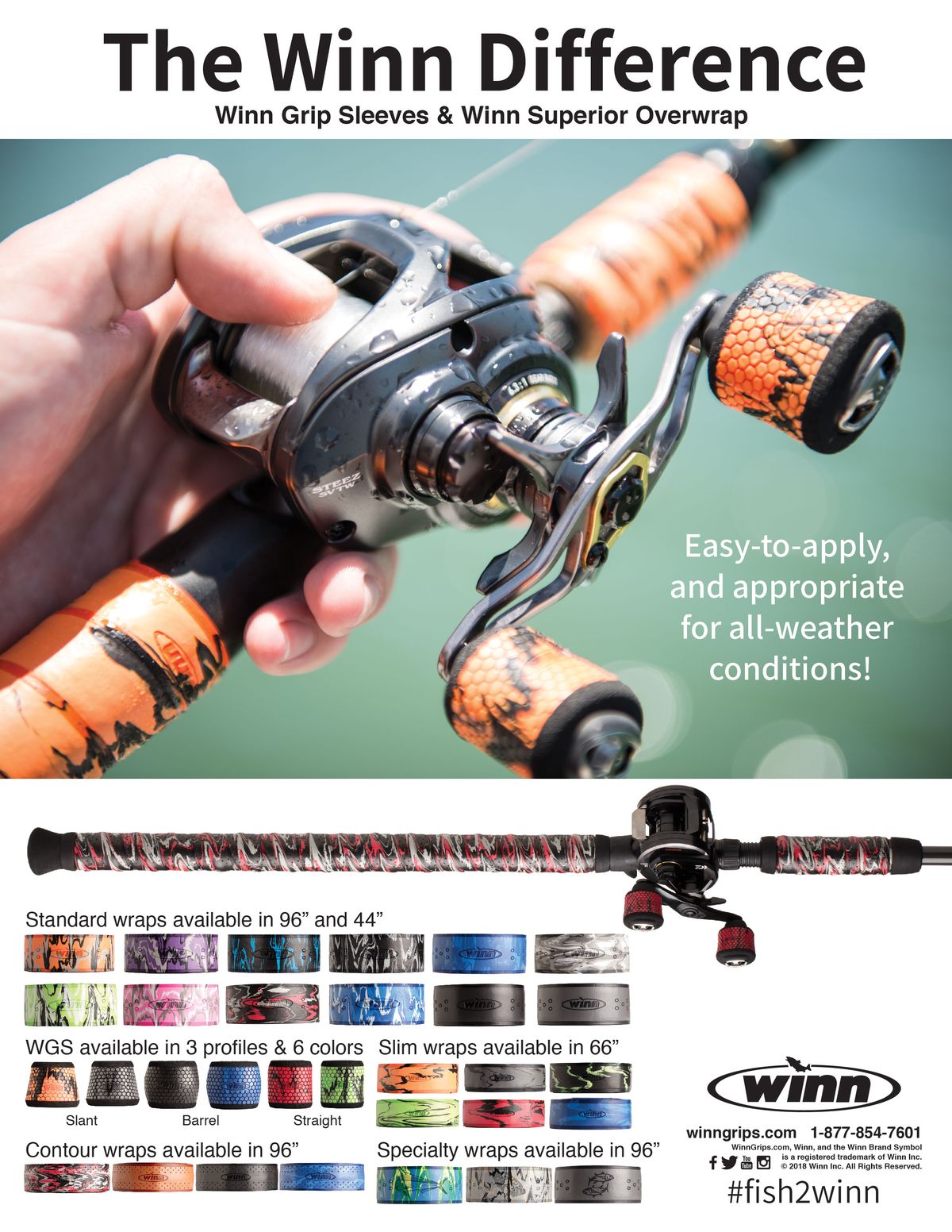 Print Ads / Winn - The Best Grips in Fishing